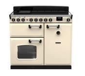 Rangemaster Classic Deluxe 100 Induction Pale Cream with Chrome Trim | CLDL100EIPPCR/CM1