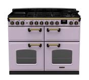 Rangemaster Classic Deluxe Bc 110 Dual Fuel Heather with Antique Brass Trim | CLDLB110DFPHTH/AB1