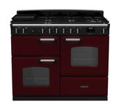 Rangemaster Classic Oc 110 Dual Fuel Bordeaux with Chrome Trim | CLO110DFPBOR/CM1
