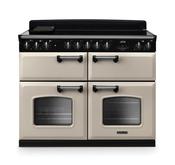 Rangemaster Classic Deluxe Bc 110 Induction Pale Cream with Chrome Trim | CLDLB110EIPPCR/CM1