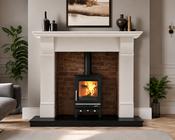Package Deal: Tara Alpine White 54" Fireplace Surround + Henley Hampshire 5kW + Granite Hearth 54x18 | 10176286 image