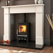 Package Deal: Henley Hampshire 5kW Eco + Emma 54" Fireplace Ivory + Straight Hearth 54x18 | 10176256