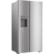 Whirlpool Dual No Frost American Fridge Freezer with Water and Ice Dispenser | Pearl Steel | 910cm | 578l. | WHG26573WX4UK image