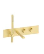 Sonas Hakk Concealed Bath Shower Mixer | Brushed Gold | USH0225