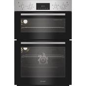 Indesit Built-In Electric Double Oven | 69L + 36L | Stainless Steel | Twin Grill | Enamel | DII 10D IX image