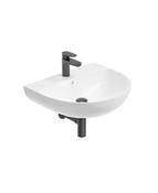 Sonas Horizon Round 55Cm 1 Tap Hole Wash Basin &amp; Bottle Trap | Matt Black | USW0453