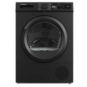 Nordmende Matt Black 8kg Heat Pump Dryer | TDHPE80MBL