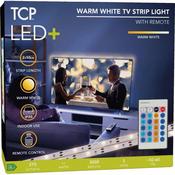 TCP Warm White Light TV Strip Light With Music Sync And Remote Control | TCPSTRNONW1MUSB image