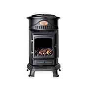 Provence 3.4kW Portable Gas Fire – Matt Black | PROVIR-MB image