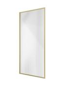 Sonas Mirage 800x1500mm Frame with Fluted Glass Bath Screen | Brushed Gold | UBS00001