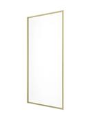 Sonas Mirage 800x1500mm  Frame with Clear Glass Bath Screen | Brushed Gold | UBS00002