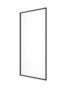 Sonas Mirage 800x1500mm Frame with Clear Glass Bath Screen | Matt Black | UBS00004