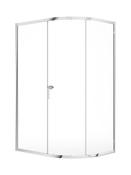 Sonas Zeba Single Door Offset  Quadrant 1200x900mm | Chrome | USE00124