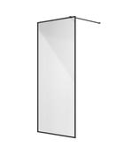 Sonas Mirage 800mm Frame with Fluted Glass | Matt Black | USE00170