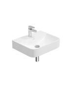 Sonas Horizon Square 50Cm 1 Tap Hole Wash Basin &amp; Bottle Trap | Chrome | USW0341