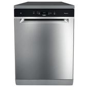Whirlpool Freestanding Full Size Dishwasher | 14 Place Setting | Stainless Steel | D Rated | WFC 3C33 PF X UK