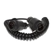 8 Pin 2.5m 2×8 Pin Plugs &amp; 8 Core Curly Connecting Lead