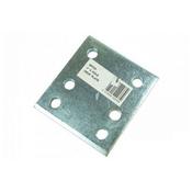 4" Drop Plate, zinc plated - 6 HOLE