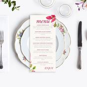 Bright Blooms Menu