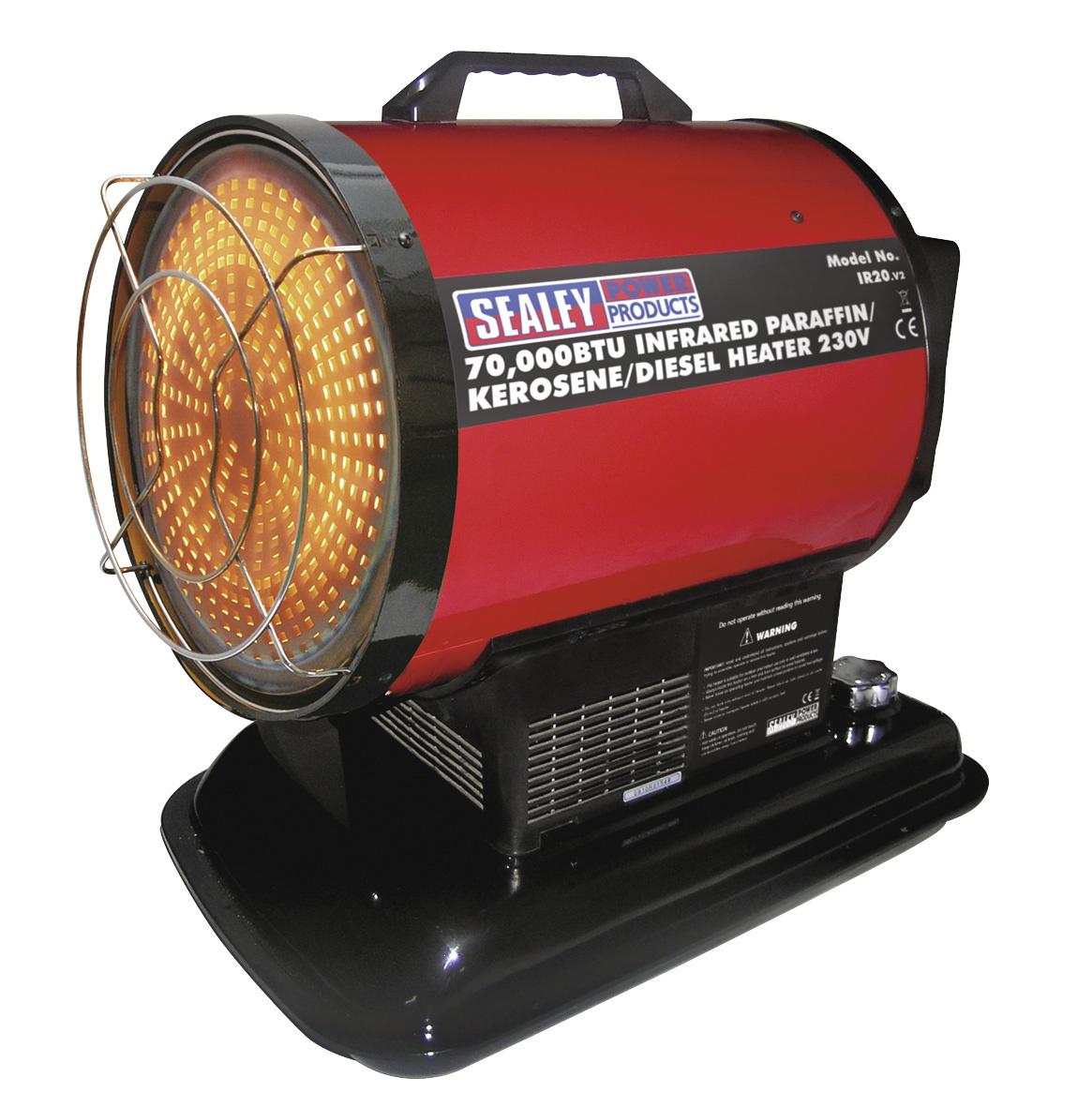 Infrared Paraffin, Kerosene & Diesel Heater 230V in