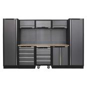 Superline PRO(R) Storage System with Wood Worktop 3.24m