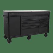Superline PRO(R) Mobile Workstation with Backboard 10 Drawer