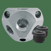 John Guest(R) Wall Box 3 x 1/2"BSP Connection