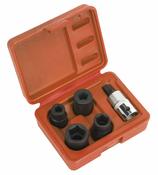 Brake Caliper Socket Set 1/2"Sq Drive 5pc