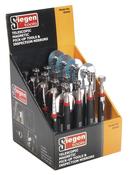 Siegen Telescopic Magnetic Pick-Up Tools &amp;amp; Inspection Mirrors - Display Box of 20