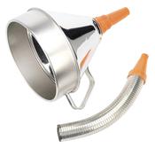 Metal Flexible Spout Funnel with Filter 200mm