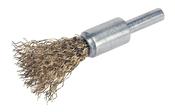 Flat Top Crimped Wire Decarbonising Brush 13mm