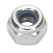 Zinc Plated Nylon Locknut M4, DIN 982 - Pack of 100 image