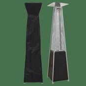 Pyramid Gas Patio Heater 13kW for Commercial &amp;amp; Domestic Use, Supplied with Cover, Black image