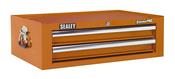 Superline PRO(R) Mid-Box Tool Chest 2 Drawer - Orange