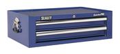 Superline PRO(R) Mid-Box Tool Chest 2 Drawer - Blue