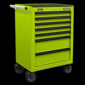 Superline PRO(R) Rollcab 7 Drawer - Green/Black