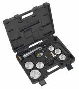 Commercial Cooling System Pressure Test Kit 7pc