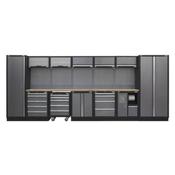 Superline PRO(R) Storage System with Wood Worktop 4.92m