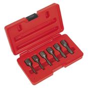 Screw Extractor Set 3/8"Sq Drive 6pc