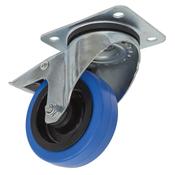 100mm Castor Wheel with Swivel Plate &amp;amp; Total Lock image