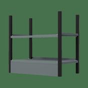 Modular Storage Base unit 2 Shelves 580mm