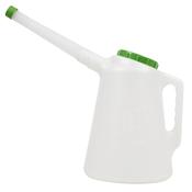 Oil Container with Green Lid &amp;amp; Flexible Spout 3L