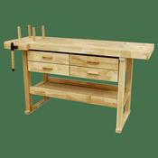 Woodworking Bench with 4 Drawers image