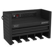 Superline PRO(R) Power Tool Storage Rack with Drawer &amp;amp; Power Bar