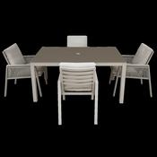 Fusion Outdoor Dining Set 5pc image