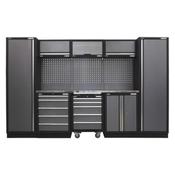 Superline PRO(R) Storage System with Stainless Worktop 3.24m