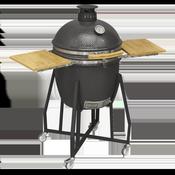 Deluxe 22"(56cm) Ceramic Kamado Style BBQ with Wheeled Stand image
