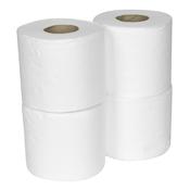 Plain White Toilet Roll - Pack of 4 x 10 (40 Rolls) image