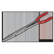 Flat Nose Double Joint Pliers 335mm image