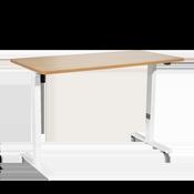Single Motor Ultra-Quiet Adjustable-Height Electric Sit/Stand Desk - Oak Desktop image